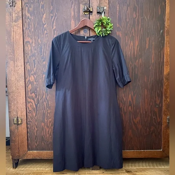 COS | Dresses | Cos Black Dress A Line | Poshmark